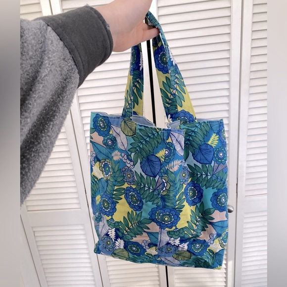 Handmade Floral Tote Bag Purse - Picture 1 of 4